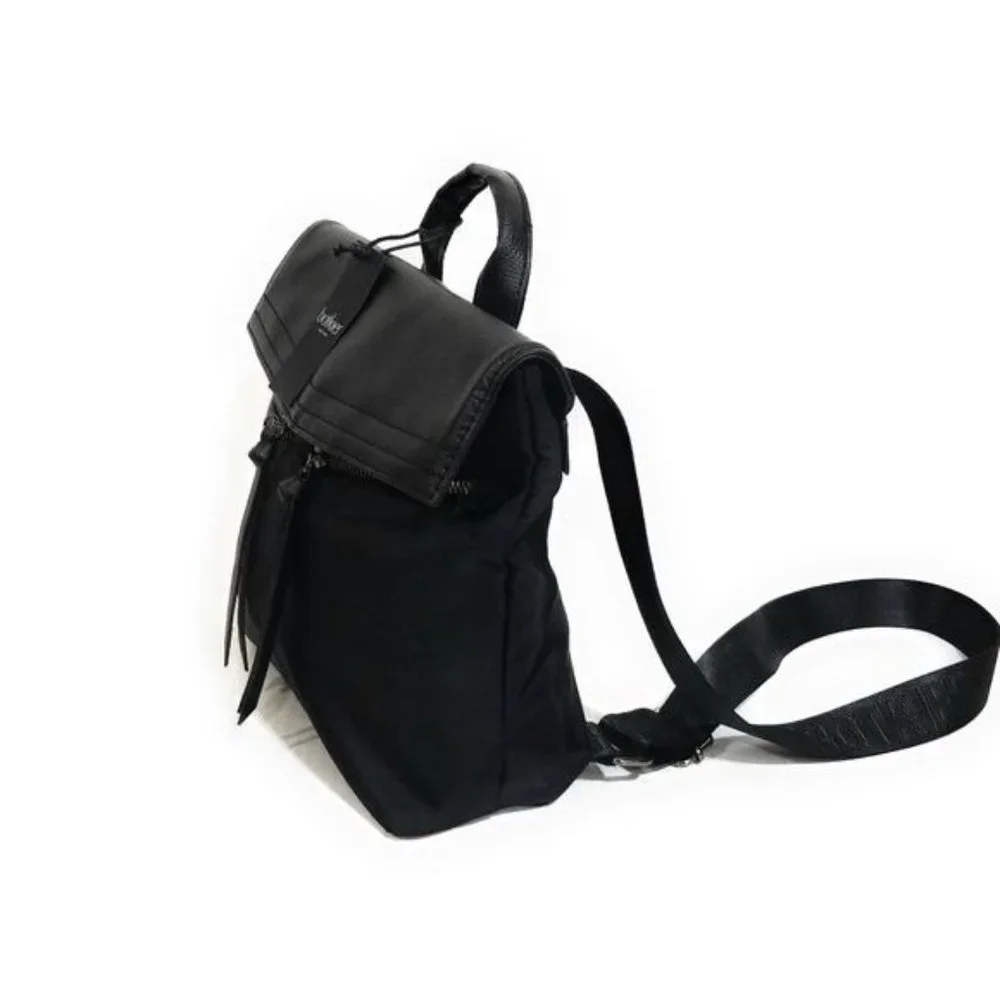 Botkier Trigger Nylon Backpack In Black/Gunmetal